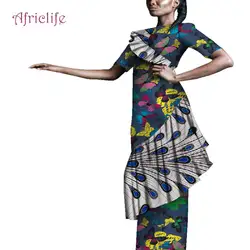 Африканский Базен новый дизайн ткань fow женская одежда тонкая юбка традиционный стиль африканская одежда для женщин WY4627