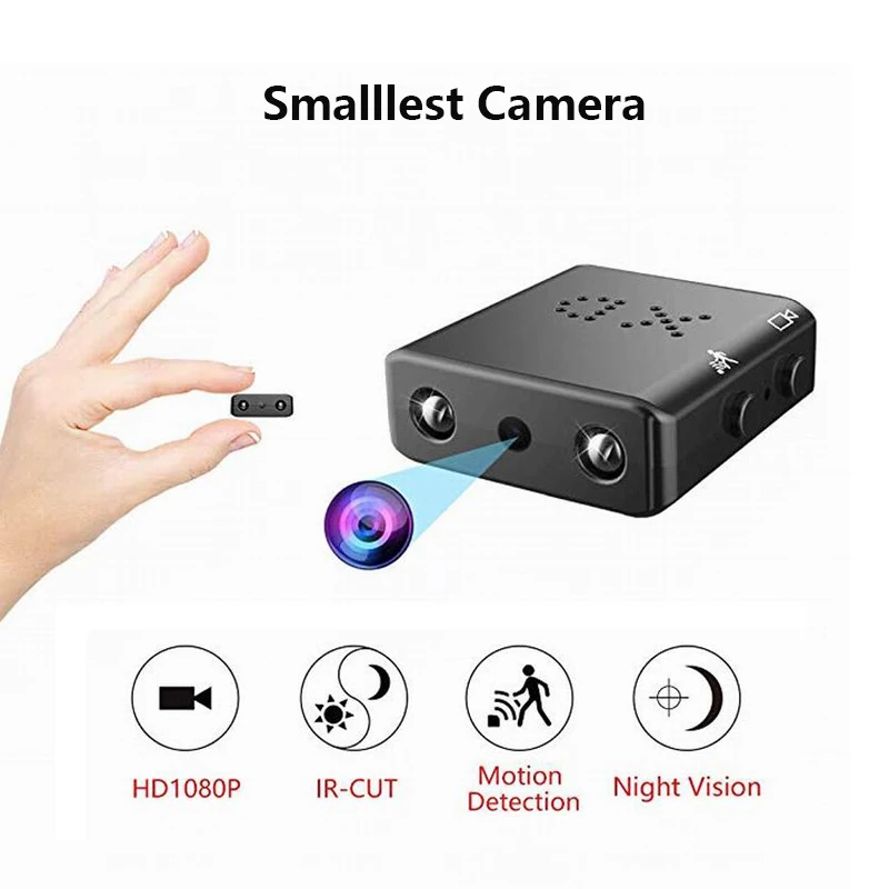 

Full HD 1080P Mini Camera Infrared Night Vision Secret Camera Motion Detection Mini DVR Small Micro Cam Support Hidden TF Card