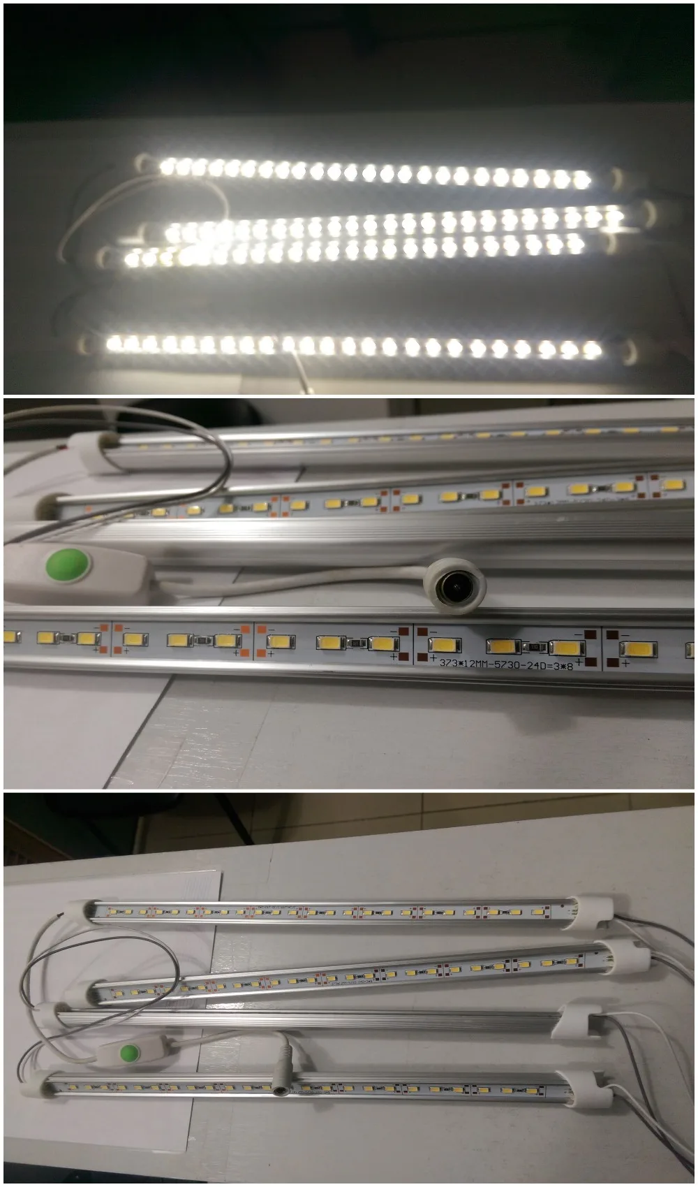Светодиодный светильник в виде трубки для 40 см, складной мини-светильник для фотостудии, софтбокс для палатки, 5730, яркий, T03CD05Y