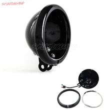 5,75 дюймов мотоциклетные фары корпус ведро 5 3/" держатель фары отделка кольцо монтажный корпус ведро для Harley Davidson FXWG