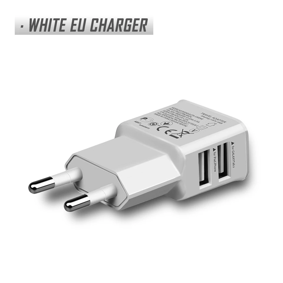 Micro USB кабель для зарядки 0,2 м 1 м 2 м 3 м кабель для зарядки мобильных телефонов для Xiaomi Redmi Note 6 5 Pro 6A samsung A7 M10 - Тип штекера: White Charger