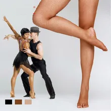 Колготки в сеточку для латинских танцев чулки в сетку бесшовная сетка танцевальные колготки Горячая укреплённая сеть колготки для детей женские черные