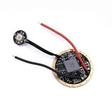 Dia.32mm 3.7v-4.2v 6 mode LED tableau de bord avec interrupteur latéral pour CREE XHP70 XHP70.2 6V LED lampe de poche à monter soi-même