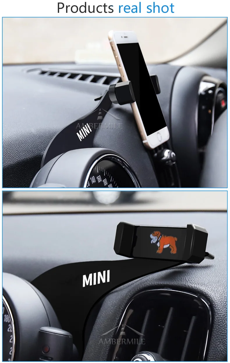Car Mobile Phone Holder Bracket Union Jack Decorations for BMW Mini Cooper Countryman F60 Accessories Car Styling (7)