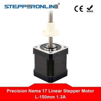 

Precision Linear Actuator Nema 17 External Linear Stepper Motor 48mm Stack 1.3A Lead Screw Length 250mm for CNC Machine