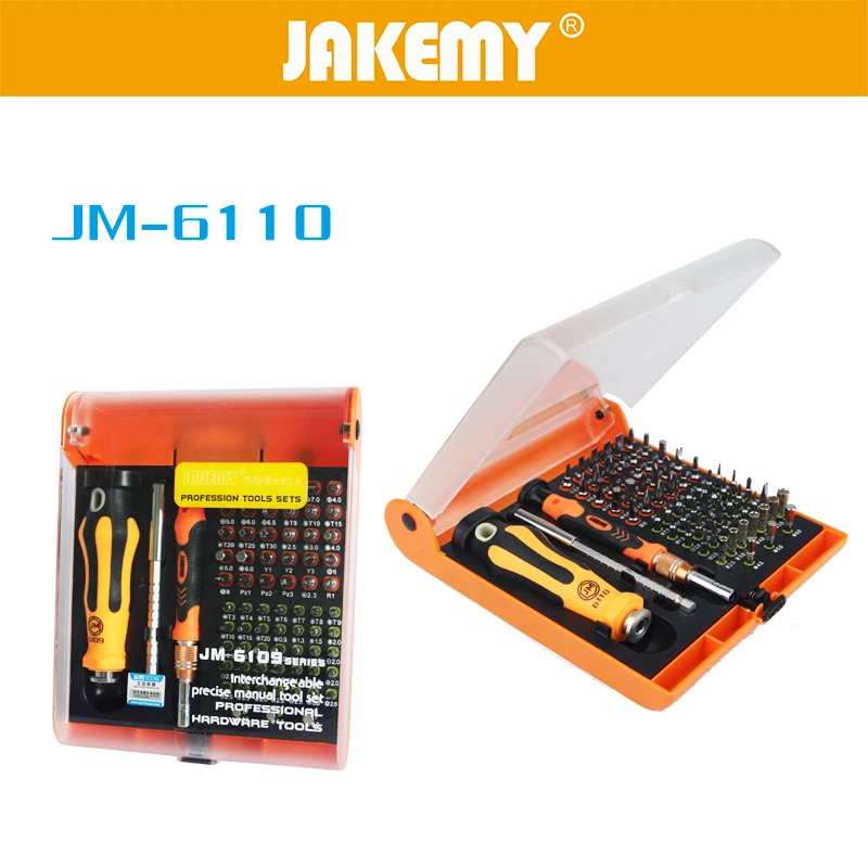 

JAKEMY 72 in 1 Screwdriver Set Multitool Torx Screw Driver Tool Kit Cell Phone Repairing Fan Computer PC Laptop Home Repair Set