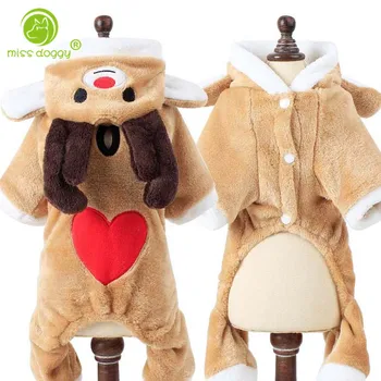 

12 Colors Lovely Cartoon Transformed Dress Pet Dog Jumpsuit High Quality Fleece Puppy Four Leg Coat Winter Warm Clothes for Dogs