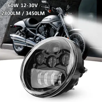 

E9 DOT VRSC/V-ROD LED Headlight With daytime running light vrod headlight oval for V Rod VRSCF VRSC VRSCR Headlamp