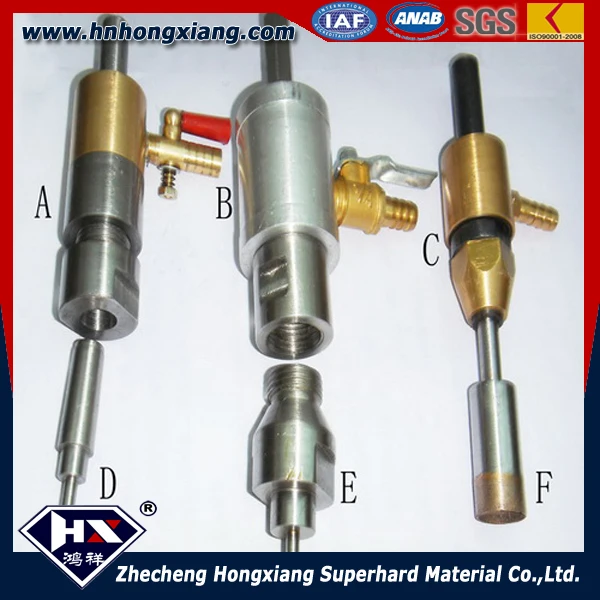 

water swivel for diamond drill bit with three type shank straight/Cone/Thread shank