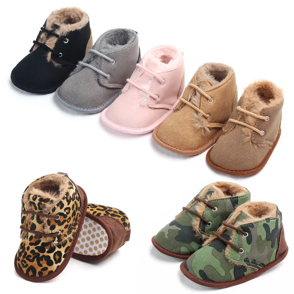 Детская обувь для первых шагов; зимняя обувь для малышей; бархатная теплая детская обувь с мягкой подошвой