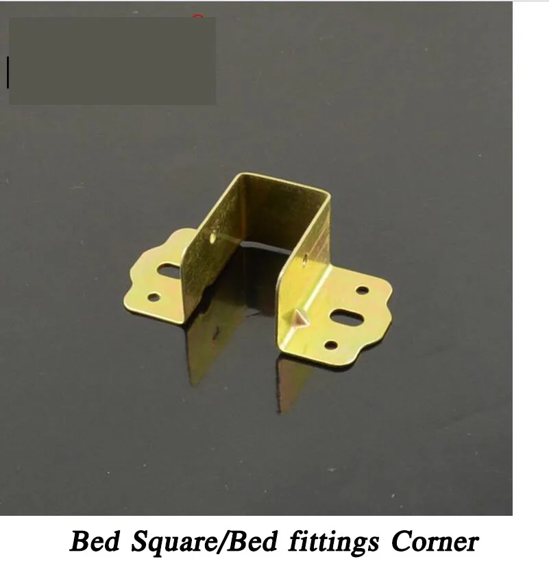 Home Hardware Accessory Bed Square Wood Bracket Bed fittings Corner 8PCSin Corner Brackets from