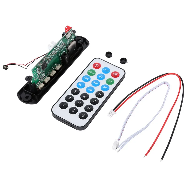 

Micro USB MIC 3.5MM AUX FLAC MP3 WMA Decoder Board Buetooth 4.2 12V Audio Module USB TF Radio