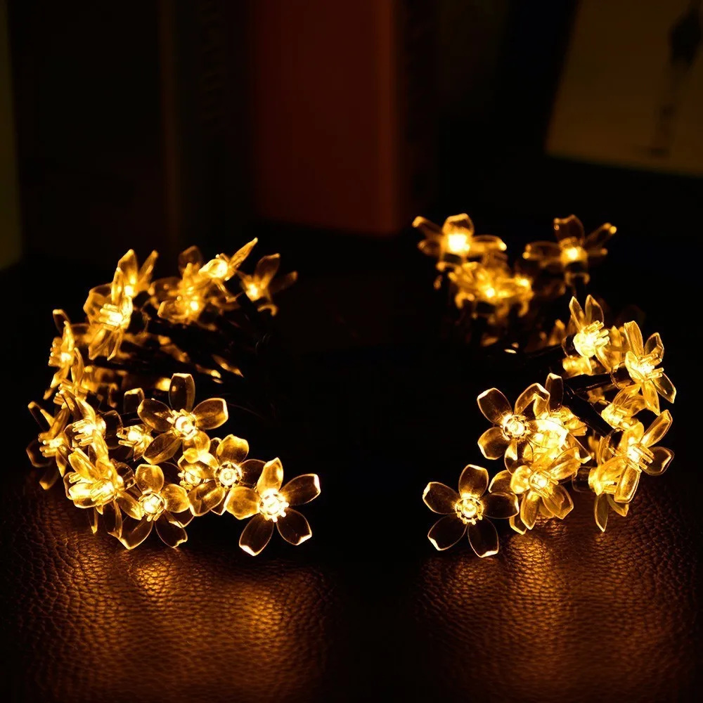 

Solar String Light LED Flower 7M 50LED Solar Powered Garlands Celebration Holiday Party Outdoor Garden Decoration Fairy Lights