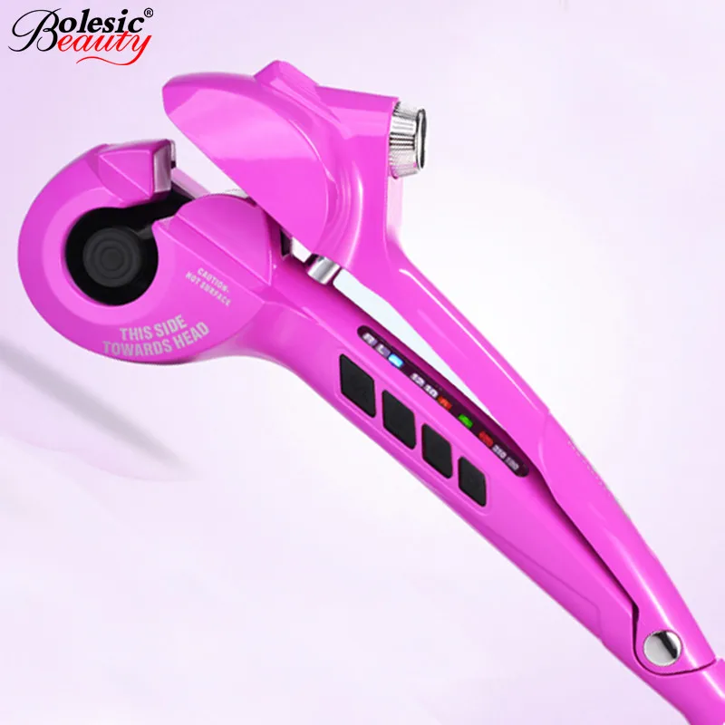 

Auto Hair Curler Steam Spray Styler Magic Curling Iron Machine nano titanium curls steam hair curler Ceramic Wave Hair