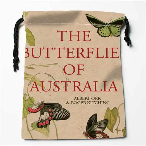 Пользовательские печати бабочки(39) сумки для покупок на шнурках дорожный мешочек для хранения плавать Пешие прогулки игрушка сумка унисекс мульти Size18-12-05-85