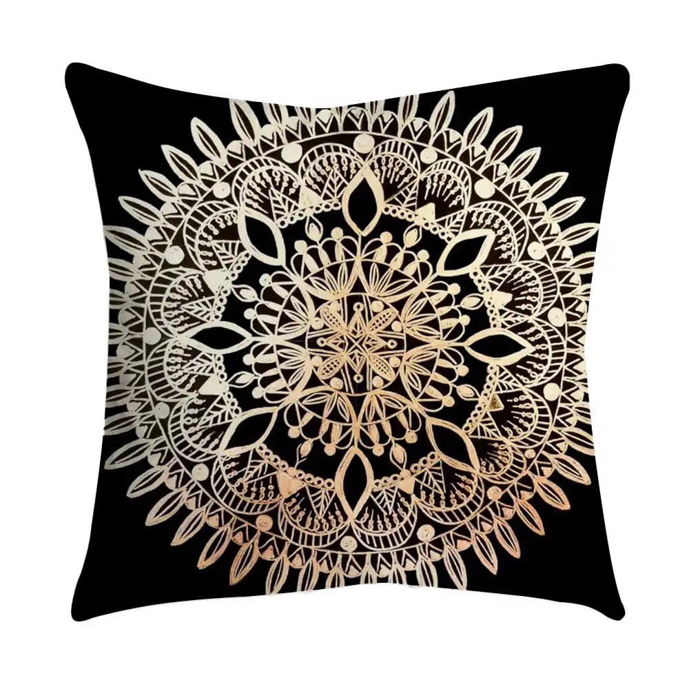 Pillow Case 45 Cushion Cover Cotton Travel Neck Memory Foam Covers Decorative Yellow 30