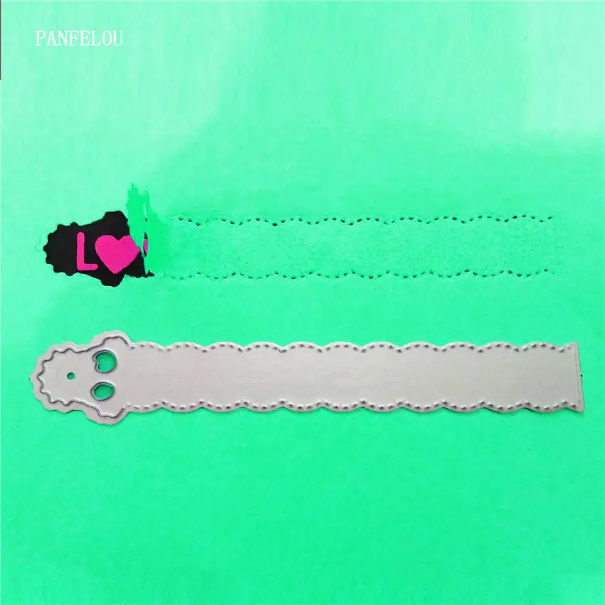 

PANFELOU Simple bookmarks metal craft paper die cutting dies Scrapbooking/DIY Christmas wedding Embossing mould cards