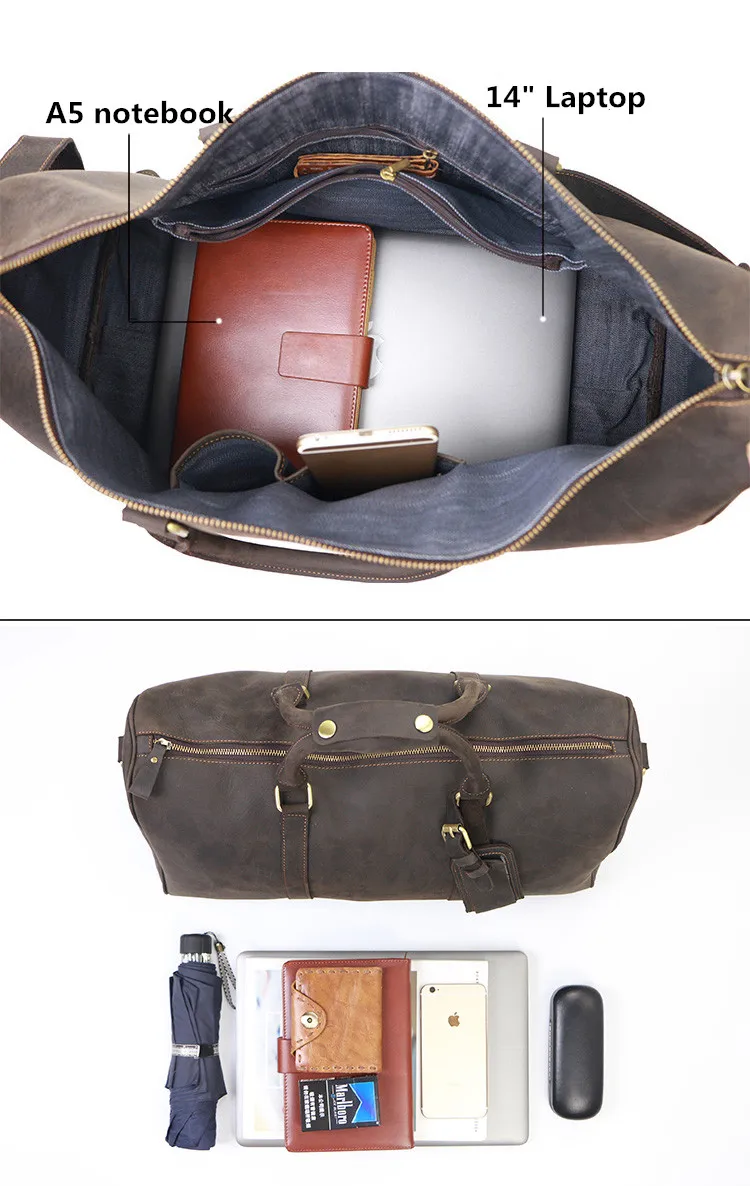 crazy horse leather men's travel bags (6)
