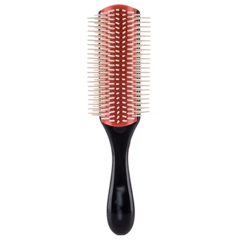 

9 Rows Hair Comb Professional Anti-Static Massager Styling Brush Hairdressing Nylon Bristles Hair Comb