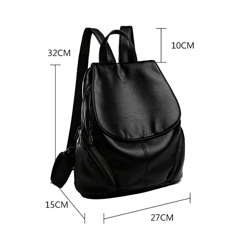 ﻿Buy Lanzhixin Women Leather Backpacks Bag Simple Fashion Preppy Style