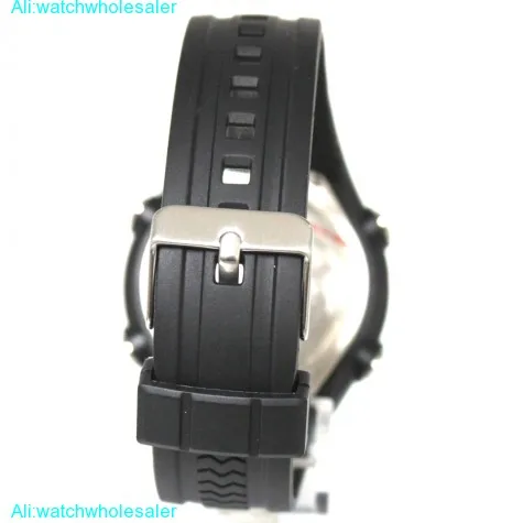 DW381D Date Alarm BackLight PNP Matt Silver Bezel Water Resist Men Digital Watch