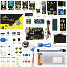 Бесплатная доставка! Keyestudio Супер Стартер Обучение kit/Starter Kit (UNO R3) для arduino с 1602 ЖК RFID + PDF