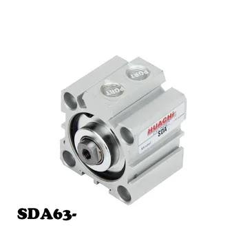 

Free shipping 63mm Bore 5/10/15/20/25/30/35/40/45/50/60/70/75/80/90/100mm SDA Type Pneumatic Cylinder