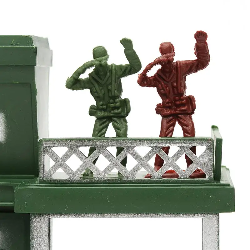 500 шт./компл. Военная игрушка набор Army Для мужчин 4 см цифры и аксессуары Playset с узором в виде игрушек; подарок для мальчиков