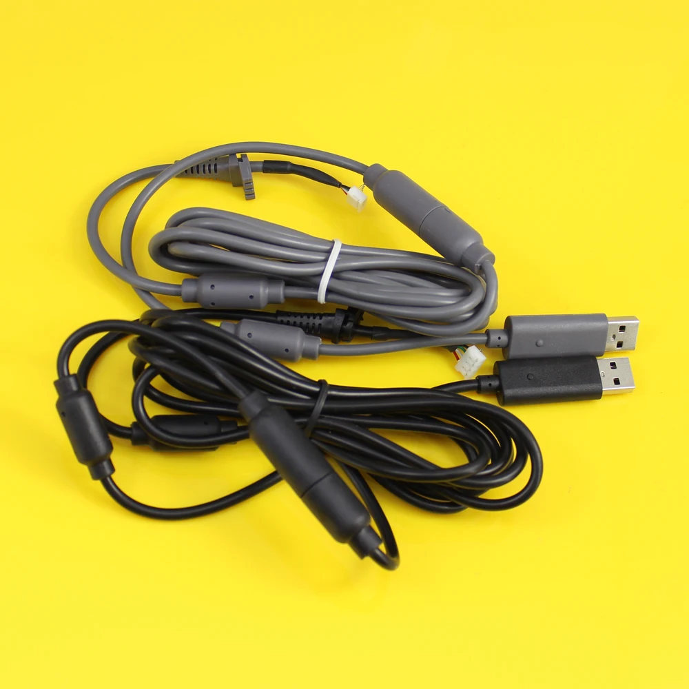 JCD Black Grey 4Pin Wired Controller Interface Cable For Xbox 360 USB