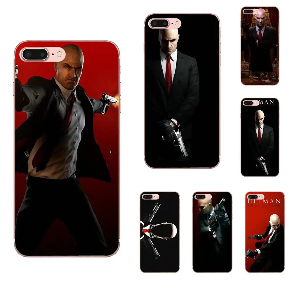 Чехлы из ТПУ чехол для Apple iPhone 4 4S 5 5C 5S SE 6 6S 7 8 Plus X XS Max XR Hitman Absolution видеоигры |