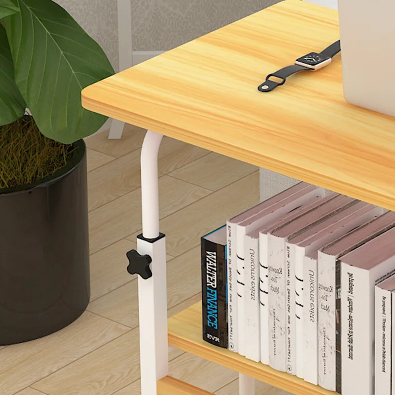  Simple standing laptop table can move household desktop desk can be raised and lowered mobile foldi