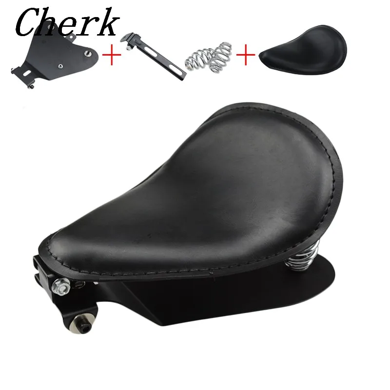 Мотоцикл Solo Seat Baseplate 3 &quotпружины Кронштейн монтажный комплект для Harley Honda Sportster XL
