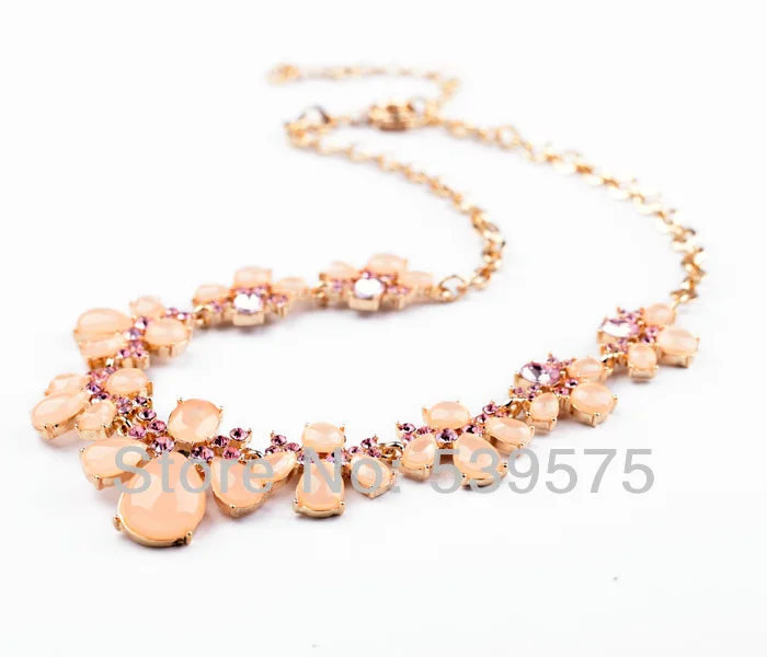 

Elegant Orange Teardrop Fashion European Necklace