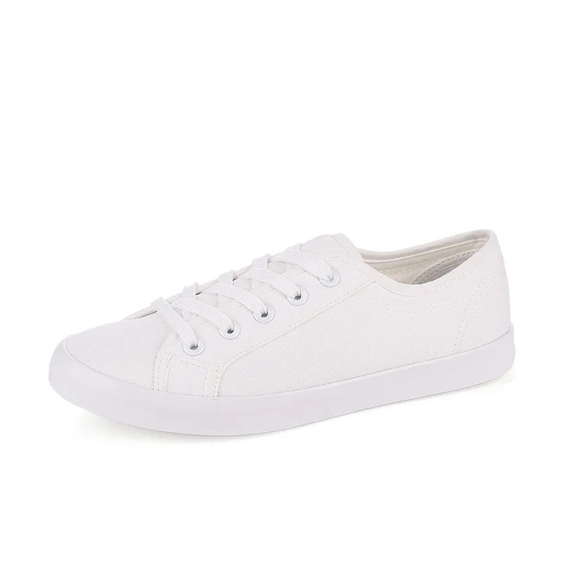 

2019 Wholesale 2018 small whiteboard shoes student board shoes small white shoes canvas shoes DM11