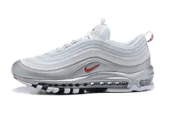 Новое поступление Для женщин Nike Air Max 97 QS металлик серии Ретро бадминтон обувь, спортивная одежда для девочек Высота Увеличение открытый