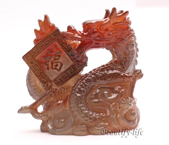 

Allochroic Mascot, Lucky Dragon,Fengshui,Best Gifts,Novel present, arts&Crafts,Ornament will change color, tea pet, S1175B