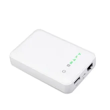 Multifunctional Mini WCDMA 3G Mobile SIM Card WiFi Hotspot Internet Network + Wireless Travel Router 5200mAh USB Port Power Bank