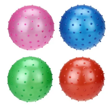 

1 Pcs/set Funny Kids Baby Massage Ball Inflatable ball Rubber ball Basketball Soccer balloons Football bouncing balls