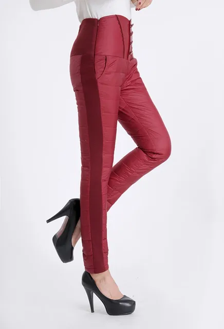 Cheap warm slacks women down pants for winter keep warm and slim 27 yardage 1