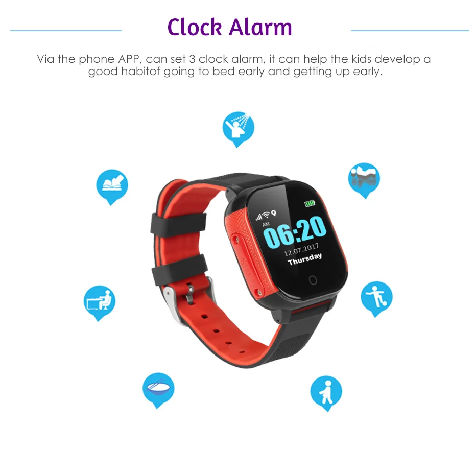 Smart Watches Android GPS Positioning Fitness Tracker Android Life Waterproof Anti-Lost Locator Children Smartwatch For Xiaomi (11)