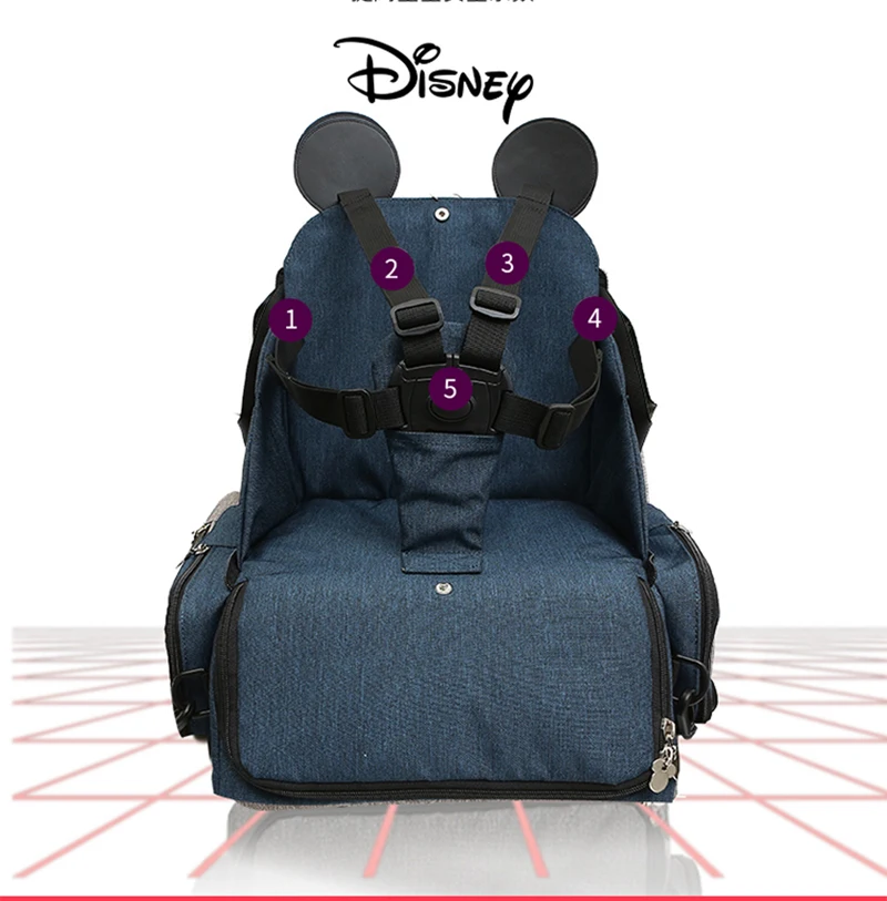 Disney Esszimmer Stuhl Tasche Multifunktionale Windel Tasche Wasserdicht Mutter Handtasche Windel Rucksack Mommy Taschen