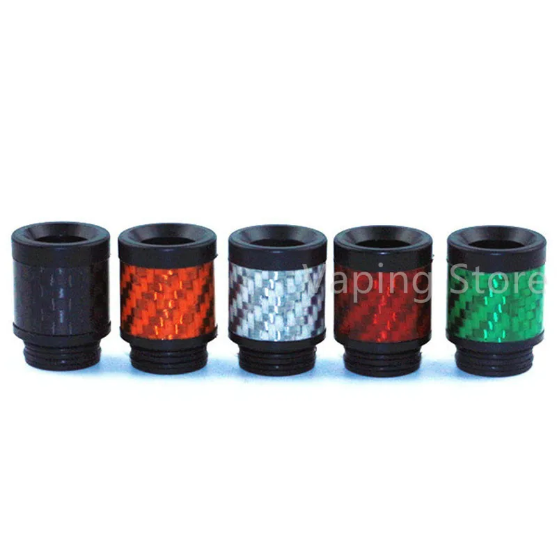 

810 Carbon Fiber Drip Tip Wide Bore Mouthpiece for Freemax Fireluke Pro and All 810 & Goon Sized Tanks