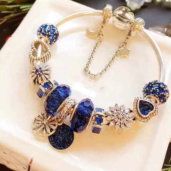 

DIY jewelry charm fashion 925 sterling silver original Pandora bracelet for women wishing tree jewelry gifts.