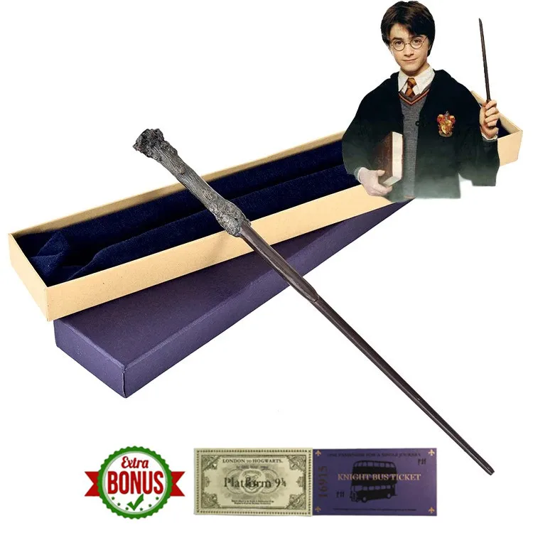 21 Styles Metal Core Magic Wand Ollivander Store the Elder Wand Grindelwald Harri Potter Iron Core Inside Wizard Gift Cosplay