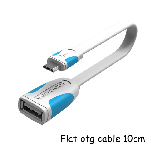 A09 10CM White VENTION Micro USB OTG кабель адаптер для Xiaomi Redmi Note 5 Micro USB разъем для samsung S6 планшет Android USB2.0 OTG адаптер - Цвет: A09 10CM White