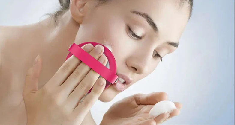 Мини USB Электрический Массаж Уход за кожей лица Очиститель Щетка для умывания водостойкие силиконовые чистящие средства