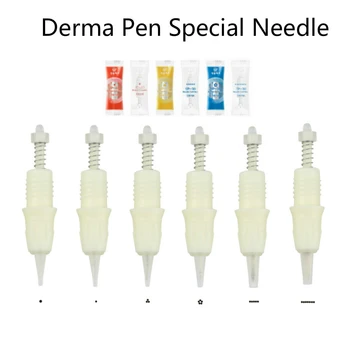 

10pcs (Screw) Cartridge Needles Candy For Rotary Machine Gun Permanent Tattoo Makeup Eyebrow Lips MTS Micro Needles Embroidery