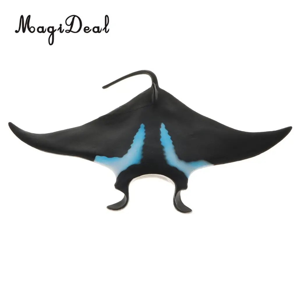 Lifelike Wildlife Animal Model Figure Nature Toys Educational Figurine Home Decor - Manta Ray Fish