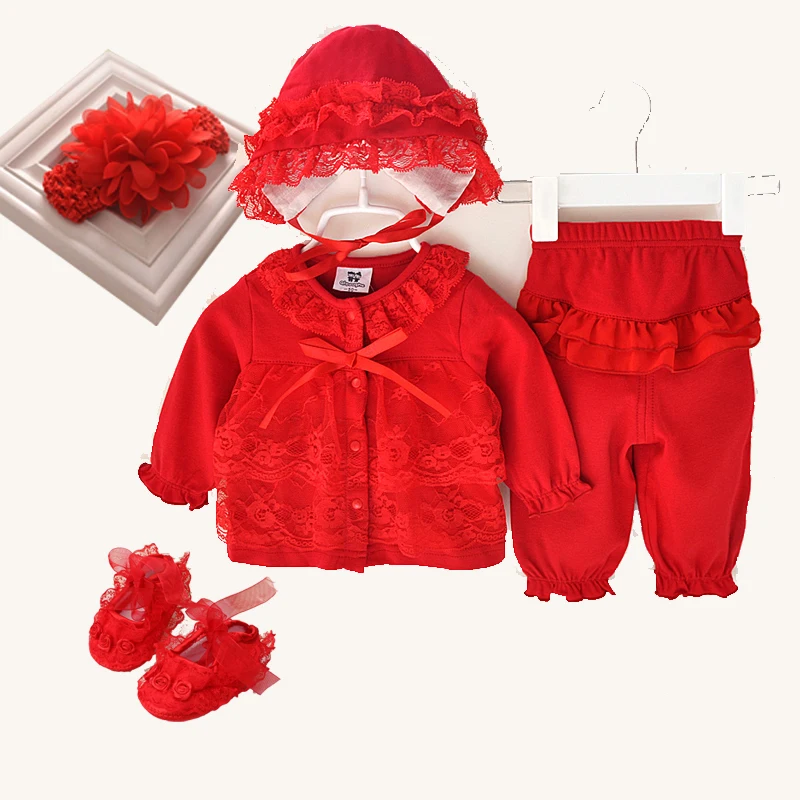 3 шт. детский комплект одежды для новорожденных на 1 й день рождения|baby suit|baby girl