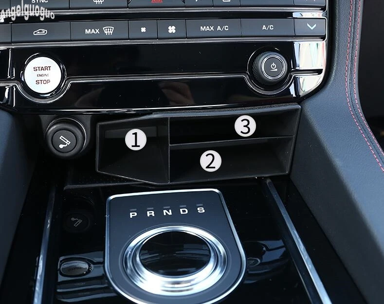 ABS многофункциональное хранилище для Jaguar XE XF F-pace XEL XFL Автомобильный Центральный консольный ящик ключ/сигарета/держатель телефона Аксессуары для хранения